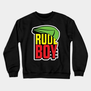 rude boy cap Crewneck Sweatshirt